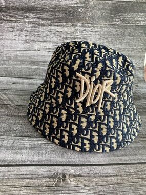 Dior | Accessories | Christian Dior Womens Vintage Logo Bucket Hat